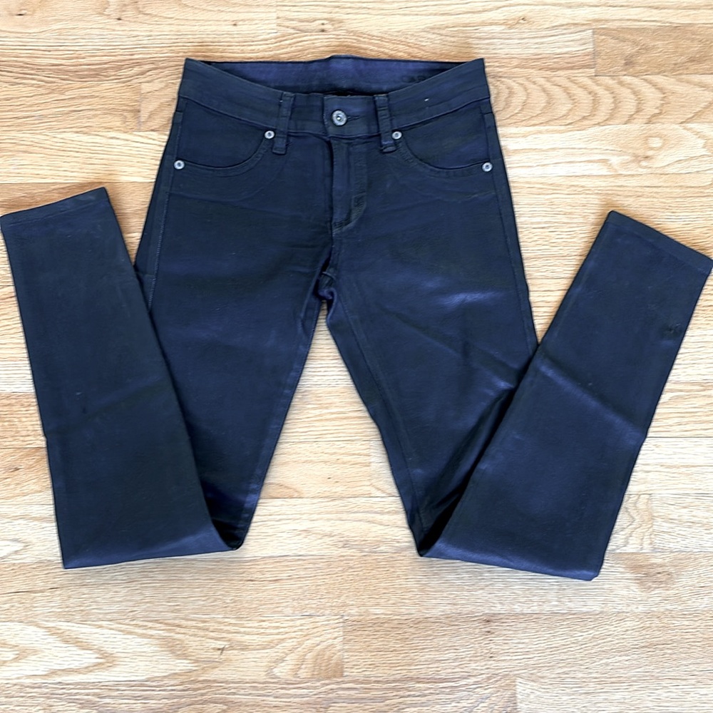 LF Black Wax Jeans